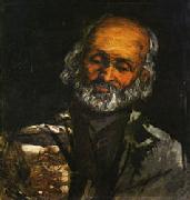 Head of and Old Man Paul Cezanne